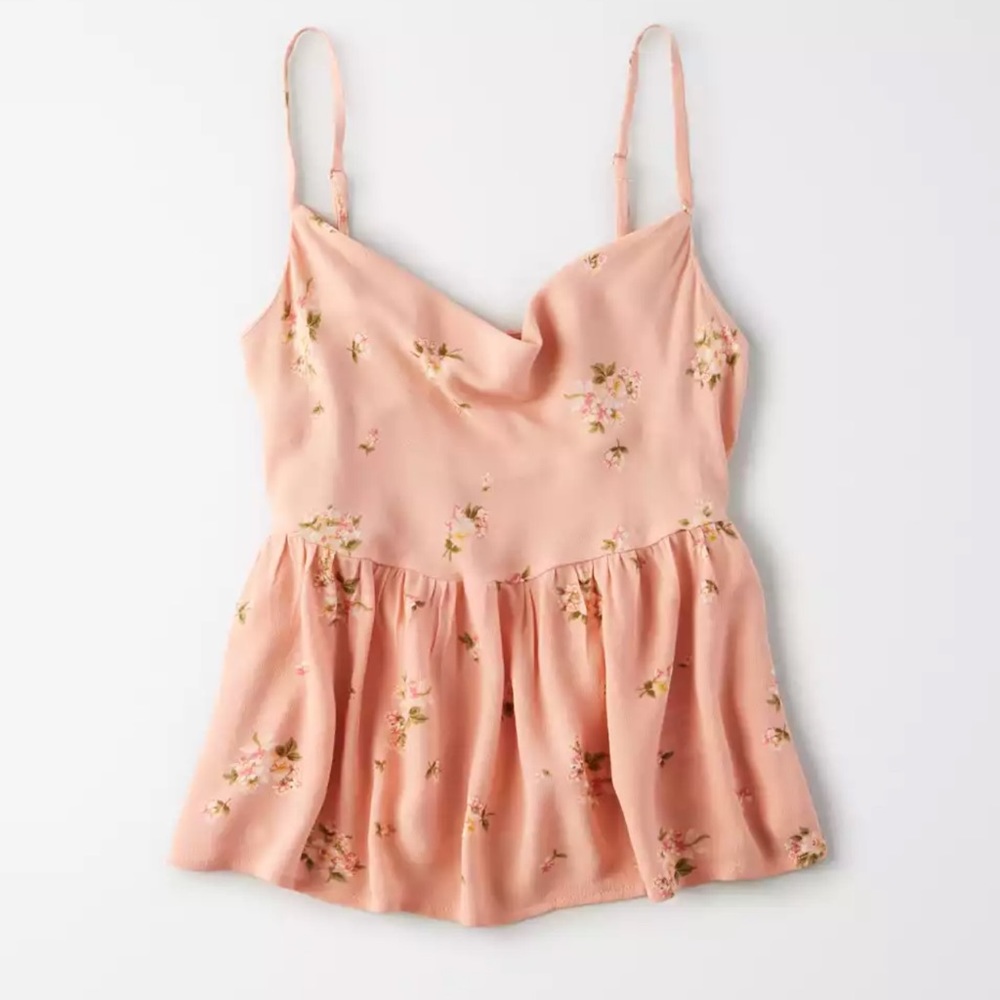 American Eagle Floral Tank Top size S